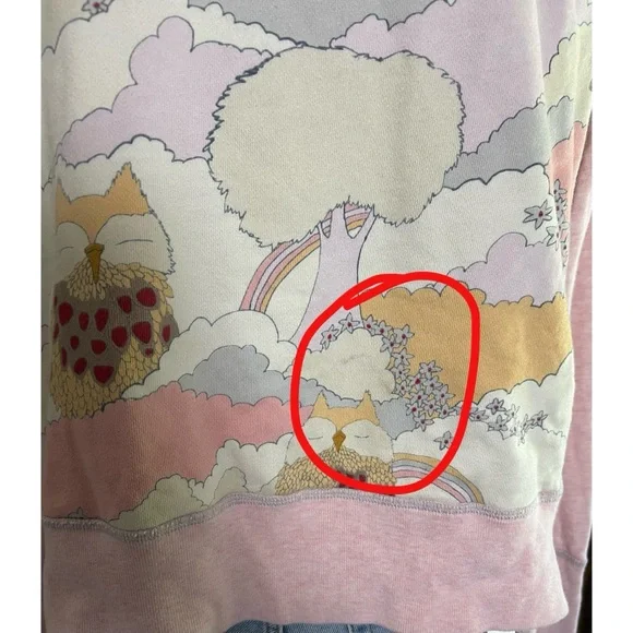 Anthropologie Whimsical Owl Hoodie S - Picture 5 of 16
